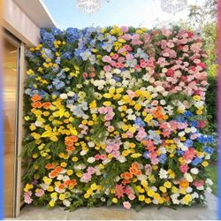 SALE !!!!!! Flower Wall 8x8