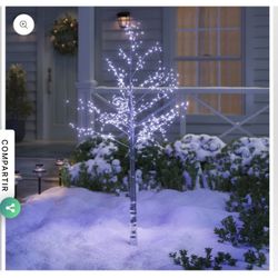 Target Wondershop LED Silver Twig Tree Indoor/Outdoor