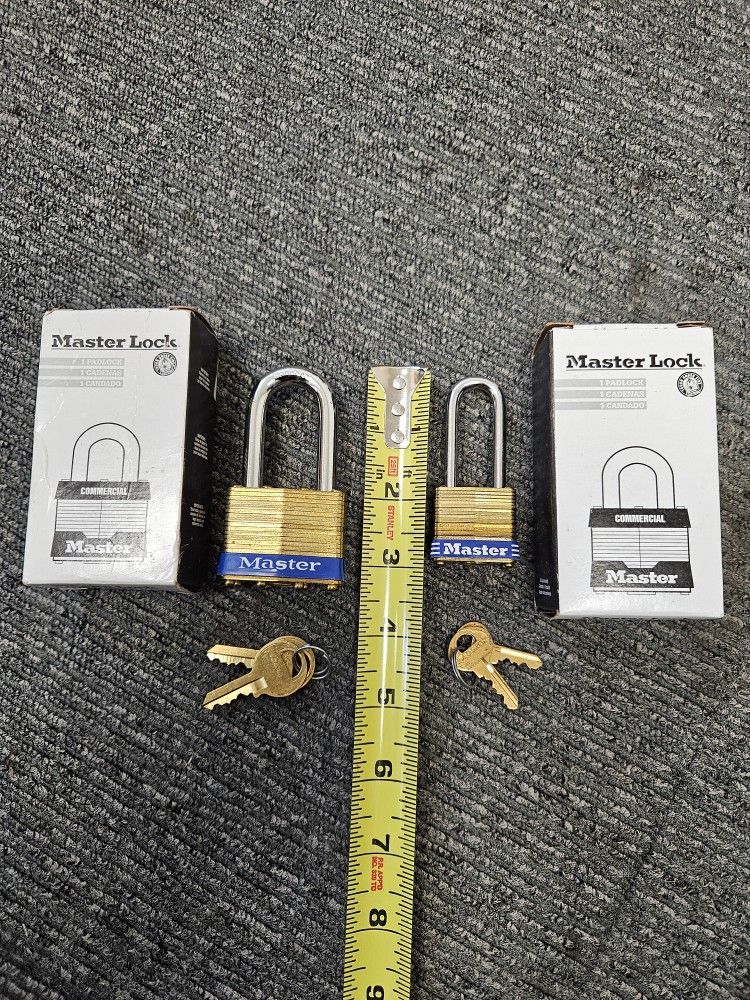 Master Locks, Brass, Brand New