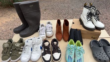 NIKE,CROCS,ADIDAS ETC…