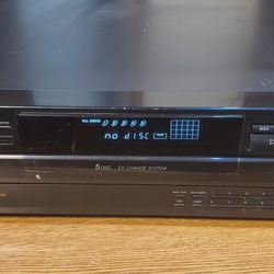 Sony CDP-C245 CD Player 5-DISC Compact Multi-Disc Carousel Changer. Works 100%
