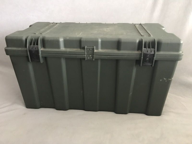 Hardigg TL500i Foot Locker Trunk Large Military Storage Case OD Green 36x18x20