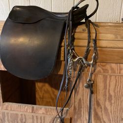Cutback Saddle And Double Bridle