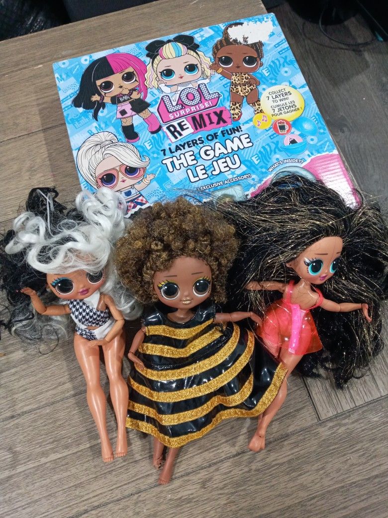 Lol Dolls & Will Throw In The Lol Board Game Too