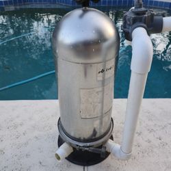 Pool Filter Posi-Flow Sta-Rite Pool Cartridge Filter Above Ground In Ground Tank Stainless Steel