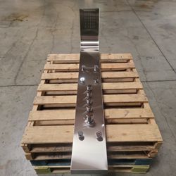 Selling an ALFI Brand 40-inch

Shower Panel in a modern Brushed Stainless Steel (BS) finish. This all-in-one system is a total "shulada" for a quick b