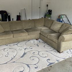 Brown 2 Pc Sectional