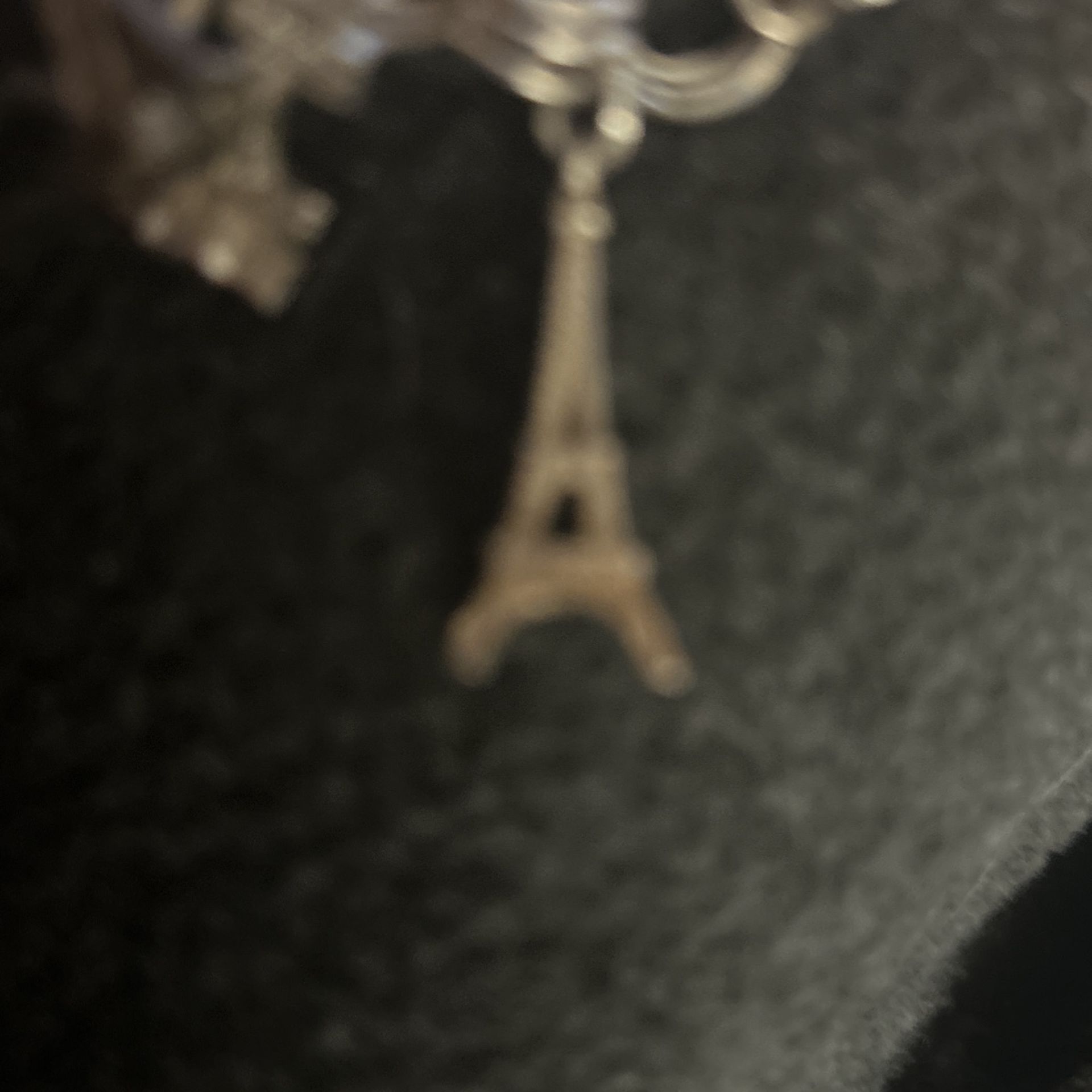 Sterling, Silver Eiffel Eiffel Tower Pendant For Charm Bracelet