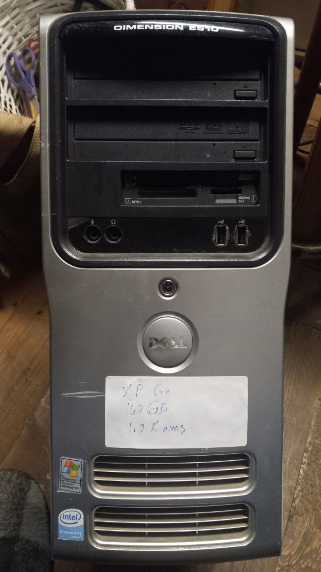 Dell Windows Xp 1.0 Gb RAMS 160 Gb Hard Drive 