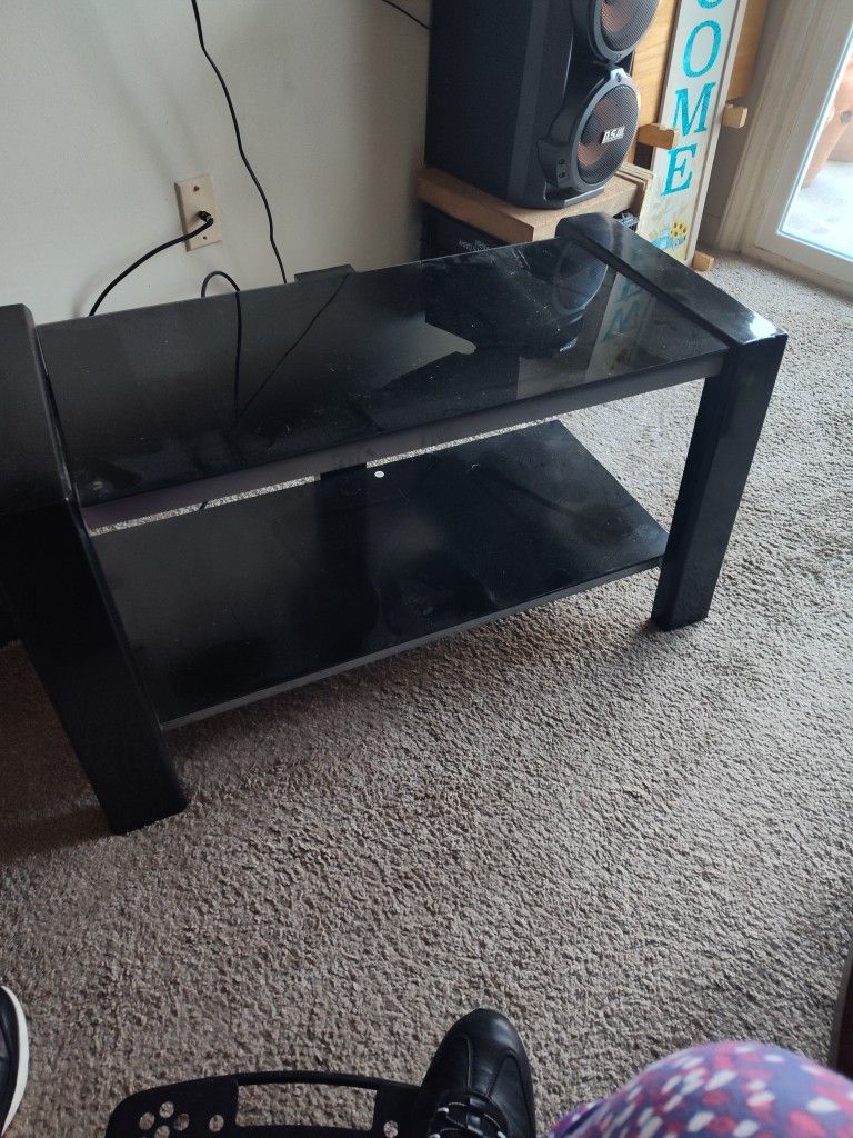 Black TV STAND 