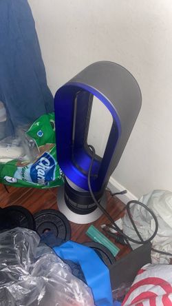 Dyson AM09 Fan Heater, Iron/Blue like free
