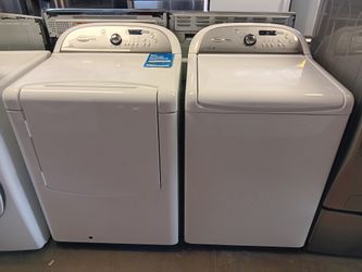 WHIRLPOOL CABRIO TOP LOAD WASHER AND DRYER SET 