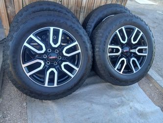 2026 OEM ORIGINAL TAKEOFFS GMC SIERRA AT4 TIRES GOODYEAR ALL-TERRAIN 90 % DOT 3525 $ 1099 FIRM.