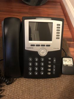 Cisco linksys spa962 office voip phone