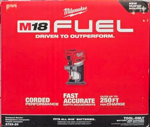 Milwaukee m18 fuel compact router