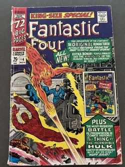 3 Classic Fantastic Four Annuals 4, 5 And 7 Human Torch