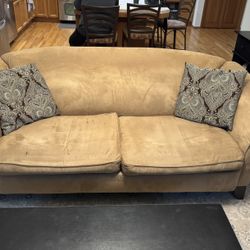 Brown Couch And Chair