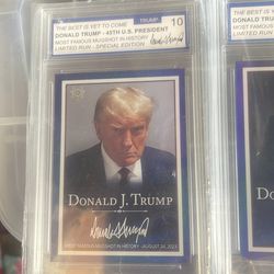 President Donald Trump Cards and Coin