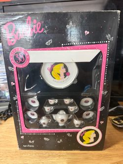 Vintage 1994 Barbie 35th Anniversary LE Miniature Nostalgic China Tea Set NEW!!!  The Vintage 1994 Barbie 35th Anniversary Miniature Nostalgic China T