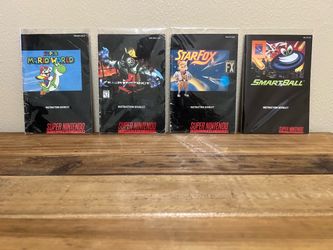Super Nintendo Manual Lot