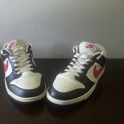Nike Red And Black Dunks