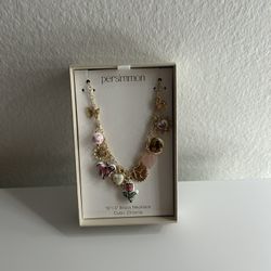 Pink Charmed Necklace