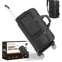  Rolling Garment Duffle Bag for Travel - Large Capacity