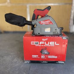 Milwaukee M18 FUEL 18V Lithium-Ion Cordless Brushless 6-1/2 in. Plunge Cut Track Saw (Tool-Only