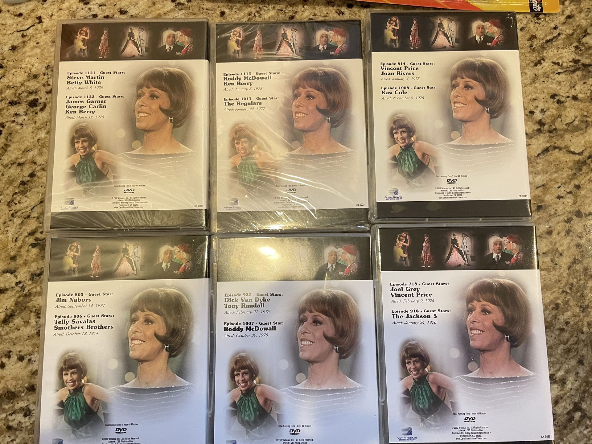 CAROL BURNETT DVDS