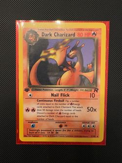 Dark Charizard 1st edition TeamRocket