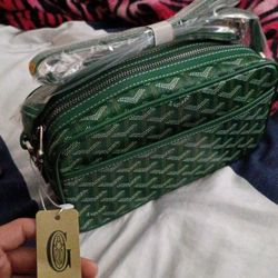 Green Goyard Cap-vert Bag