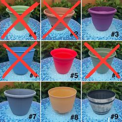 Colorful Flower Pots