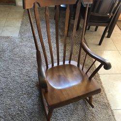 Vintage Mid Century Andover Maple Rocking Chair