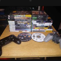 Video Game Collection  With Controllers