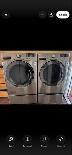 LG Washer & Dryer Set  * 2 Washer: LG WM3770HVA