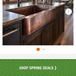 SINKOLOGY
Lange 32 in. Farmhouse Apron Front Undermount Single Bowl 17 Gauge Antique Copper Kitchen Sink