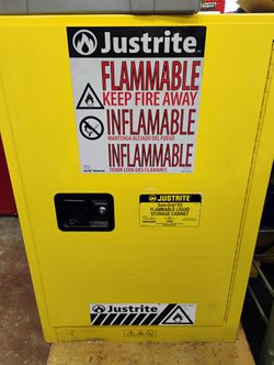 Justrite Flammable Liquid Cabinet 