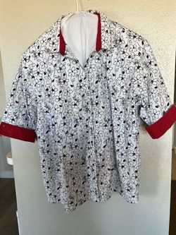 Liz & Me size 5X White Cotton Snap Front Shirt