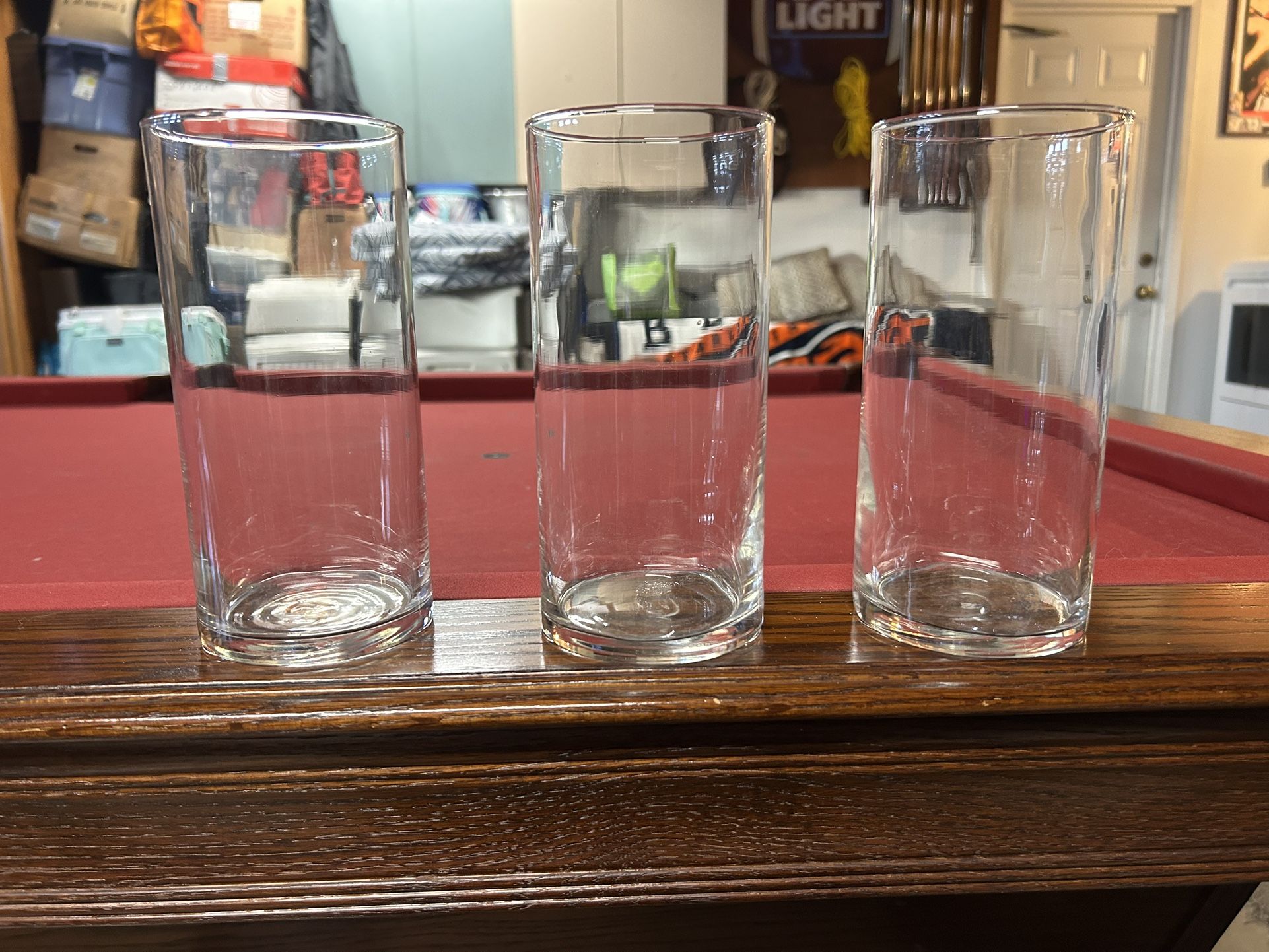 Clear Glass Cylinder Vase