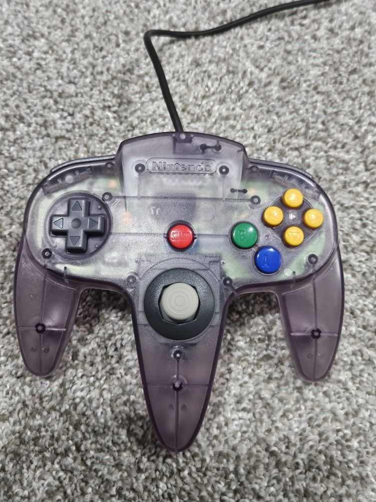 Upgraded Atomic Purple N64 Controller