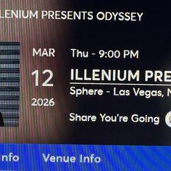 Illenium Odyssey @ The Sphere - March 12th (Thurs)