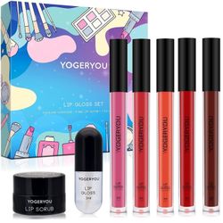 Brand new in box Lip Gloss Set,Stocking Stuffers Gift Set Christmas Gifts