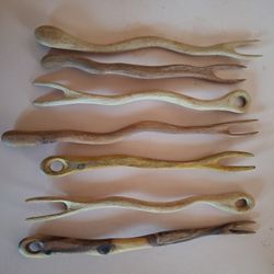 Hand Carved Spoons And Forks