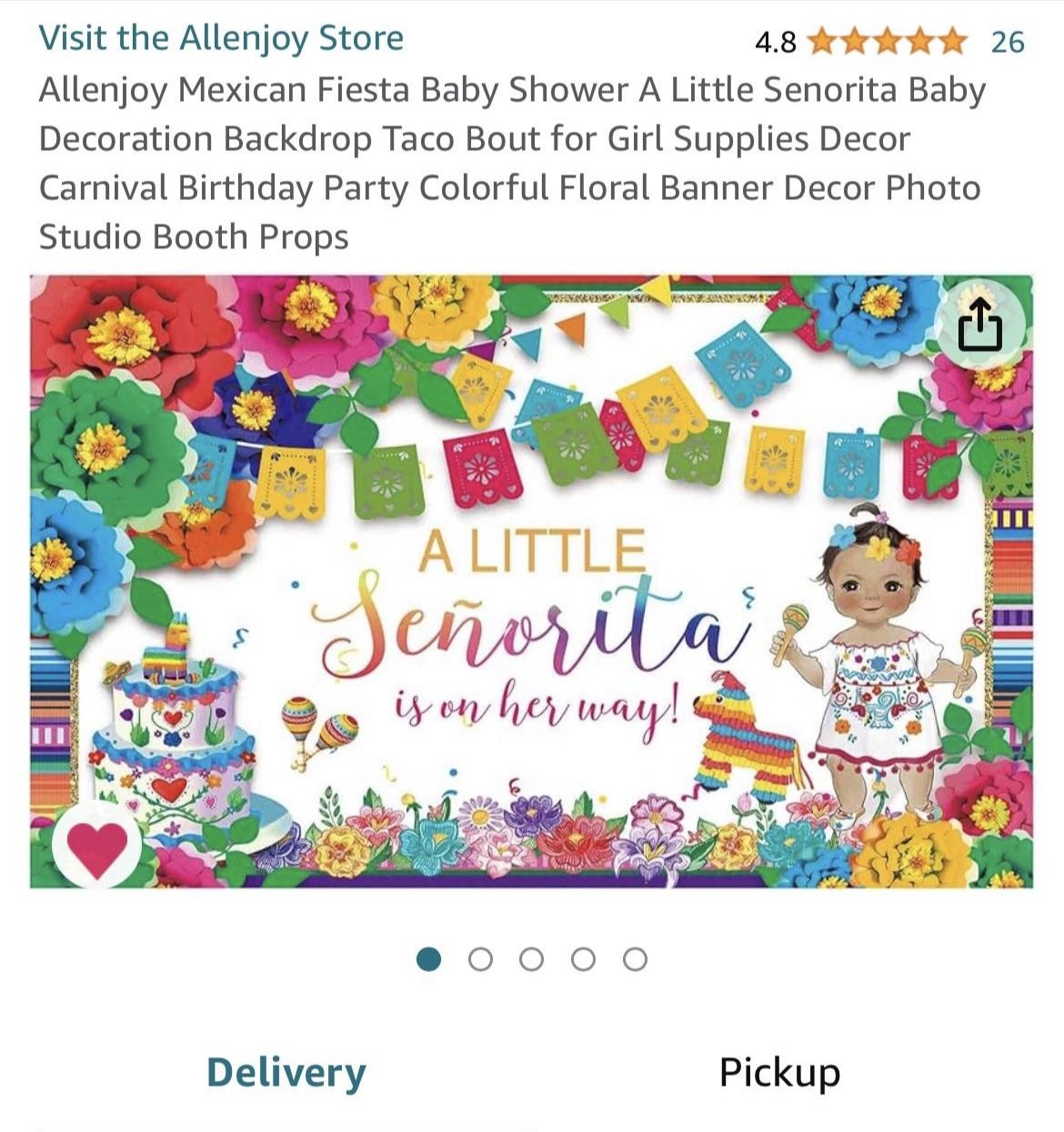 Mexican Girl Baby Shower