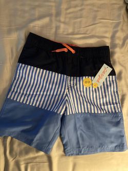 Boy’s Swim Trunks 8/10 Husky NWT