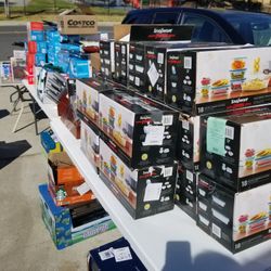 Kitchen Containers Pans Pots Dishes Microwaves Counter Top Oven air Fryer cookware sets