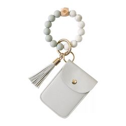 Bangle Keychain With Wallet Card Holder 