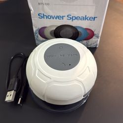 Waterproof Bluetooth Shower Speaker Portable Wireless Water-Resistant Speaker Suction Cup