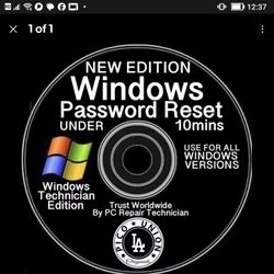 Password Reset For Windows All Versions 