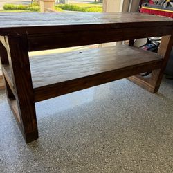 Custom Rustic Console Table